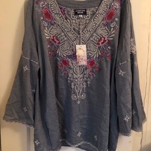 Johnny Was Caelynn Swing Blouse